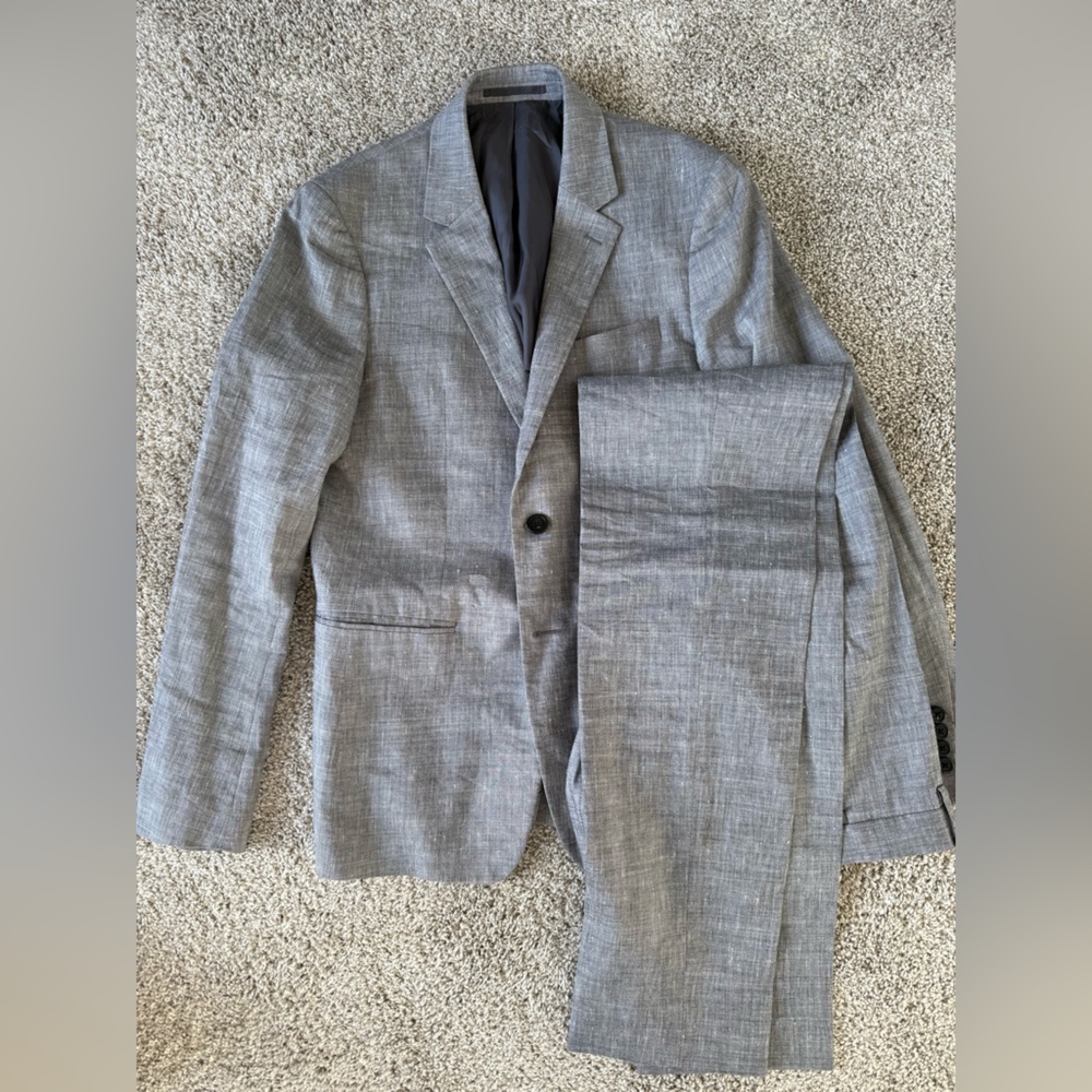 Theory Gray Modern Fit Suit